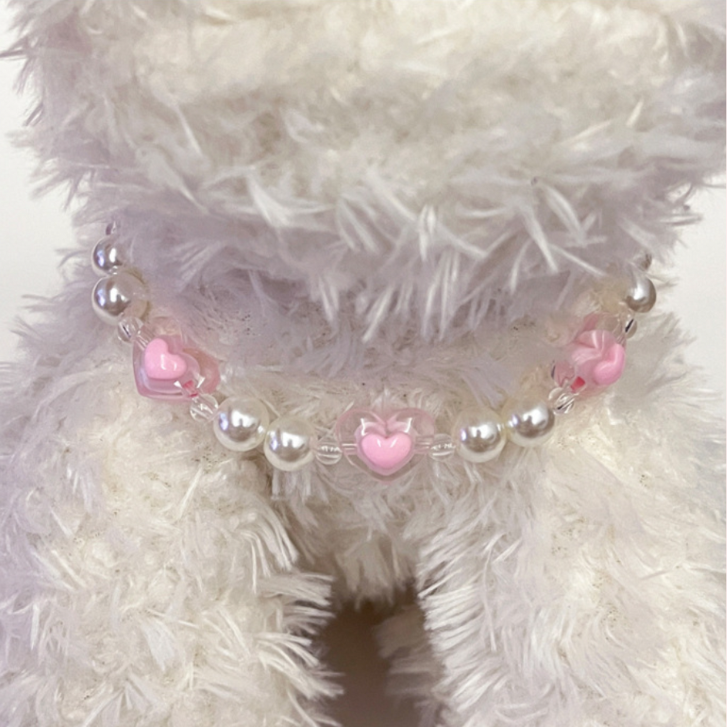 Pink Heart Pet Necklace | For Cats and Dogs