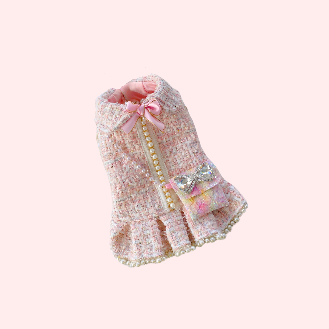 Handmade Princess Style Pet Dress - Customizable