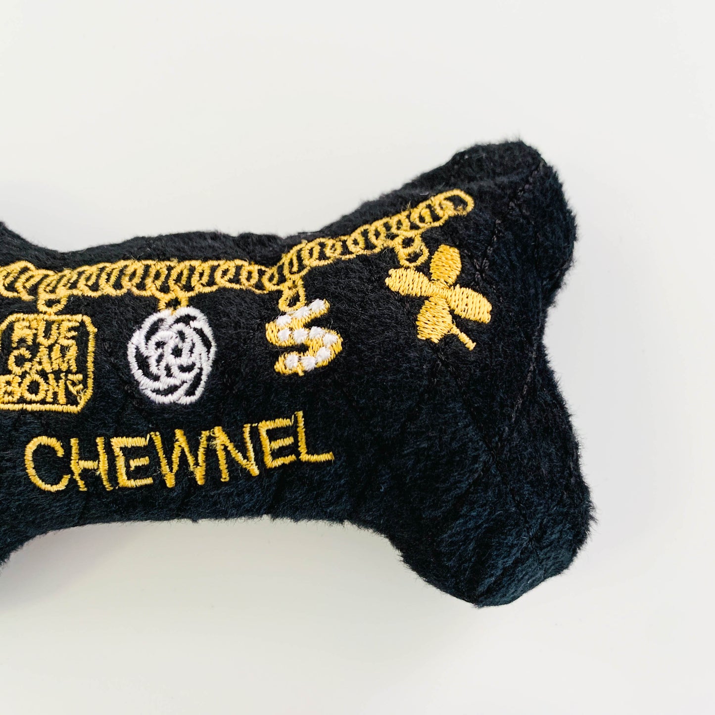 Plush Squeaky Chew Toy | Chewnel Bone | For Fashion Puppies and Dogs