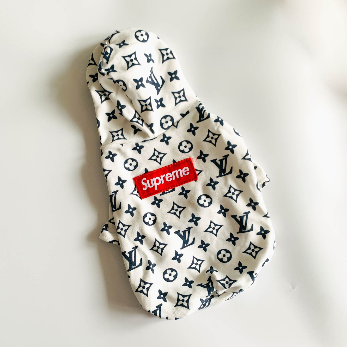 [sale] Fashion Pet All-Season Pet Hoodie, Black & White Logo