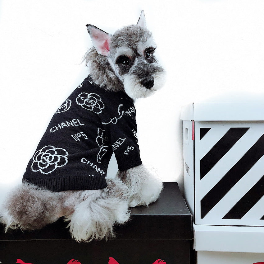 Fashion Pet Monogram Cardigan Sweater | For Dogs and Cats