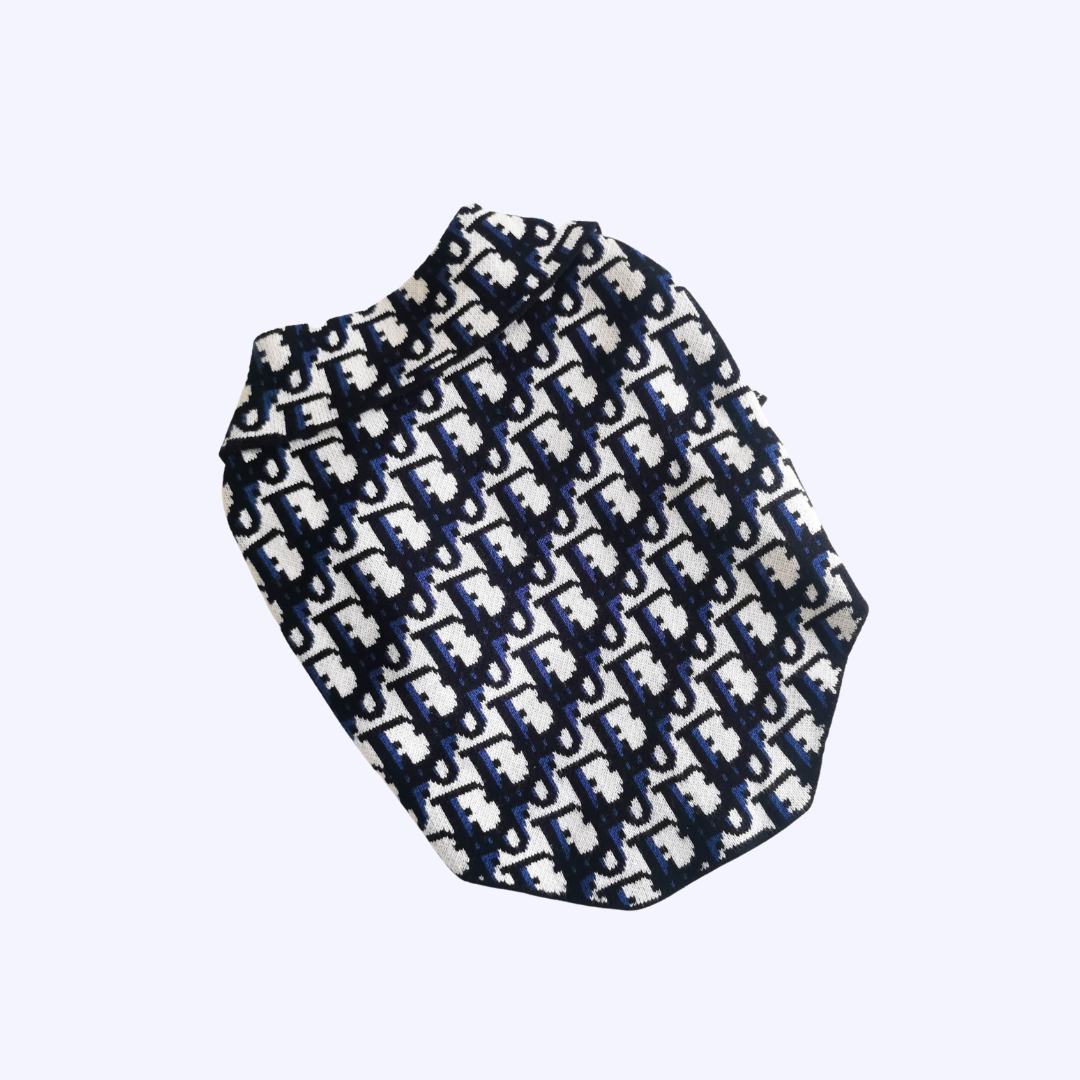 Fashion Pet Oversized Collar Dog Sweater