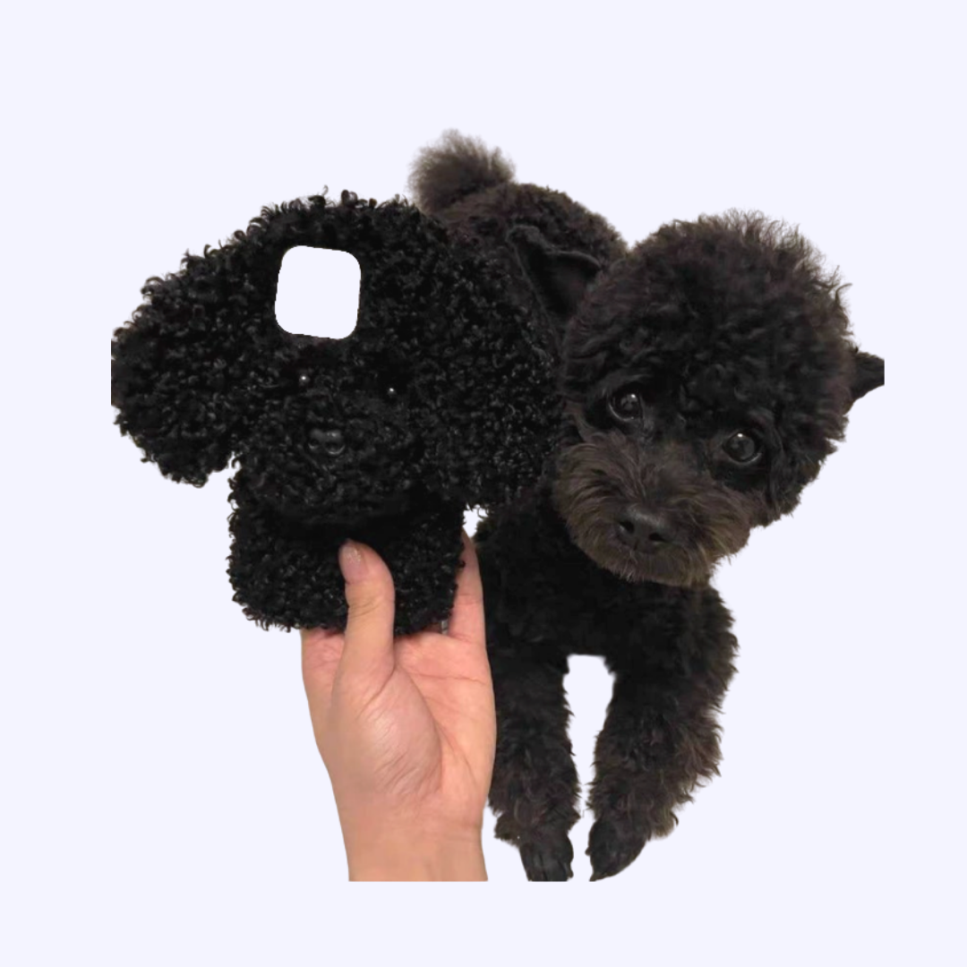 Matching Furry Puppy Phone Cases | Poodle, Bichon Frise, Teddy