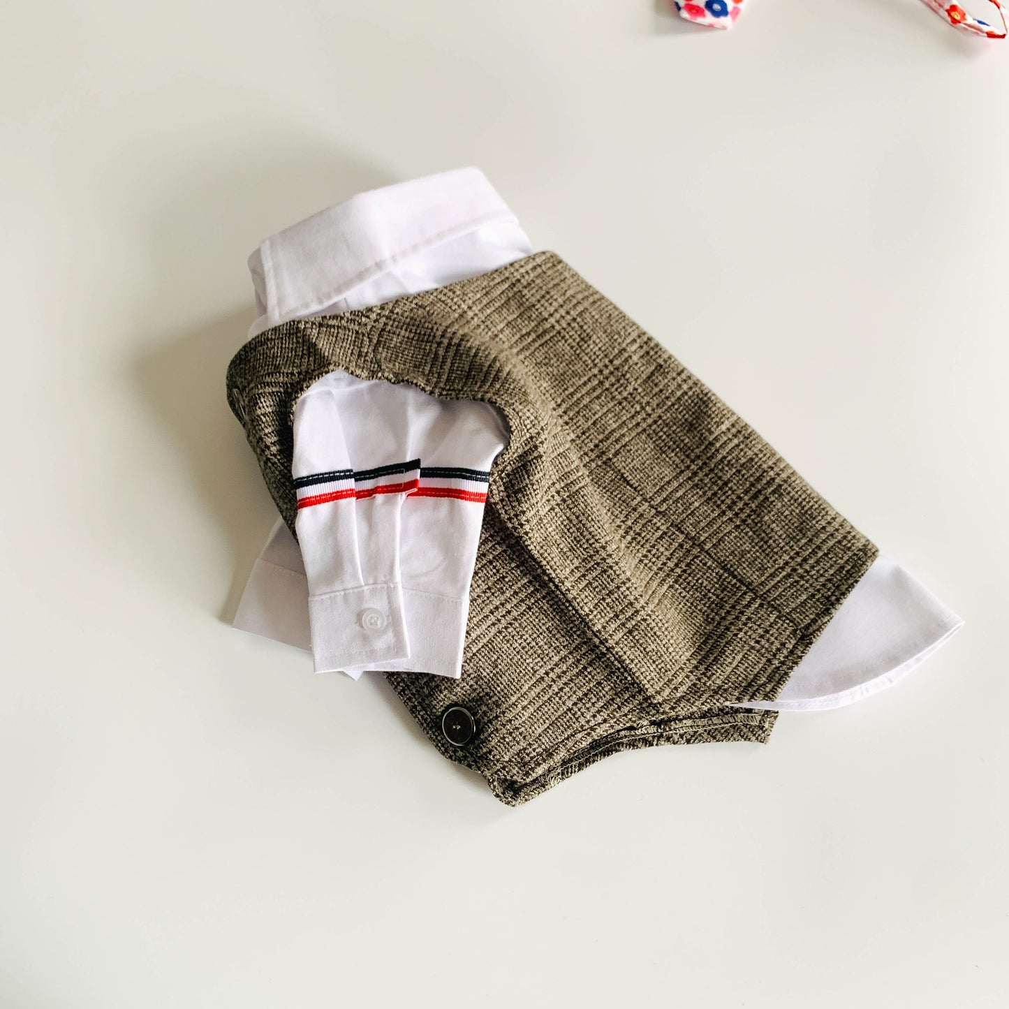 In Stock | Pet Summer Wedding 2-piece Suit Set | Handsome & Formal | For Cats and Dogs