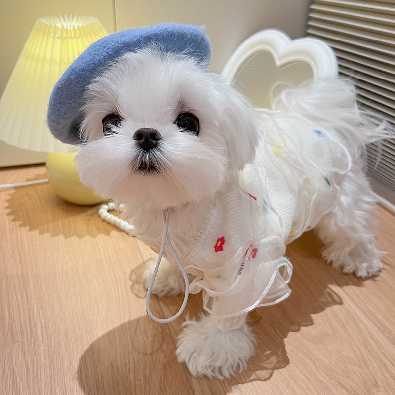 Lace Layered White Sweater