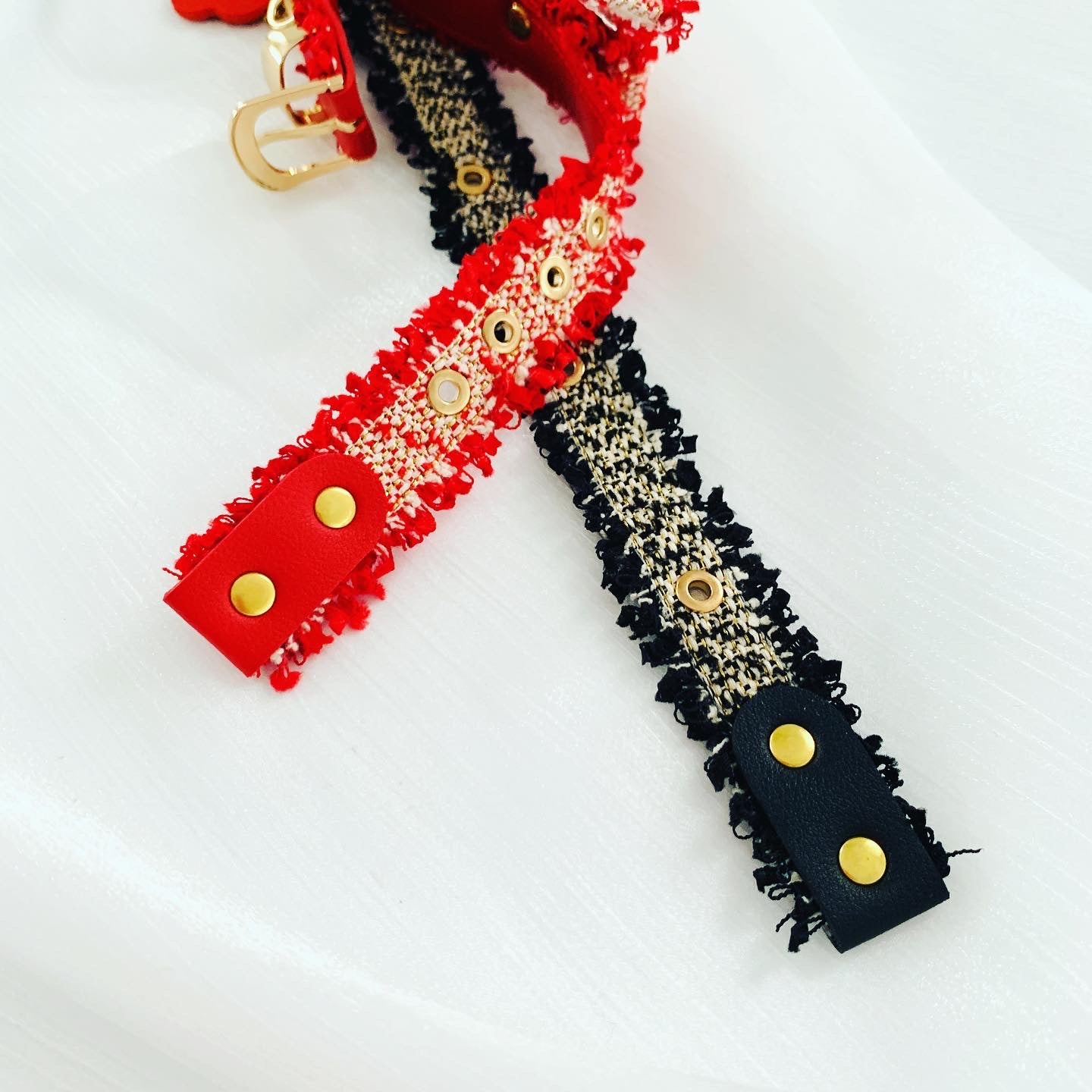 Classic Tweed Pet Collar & Leash | For Cats and Dogs