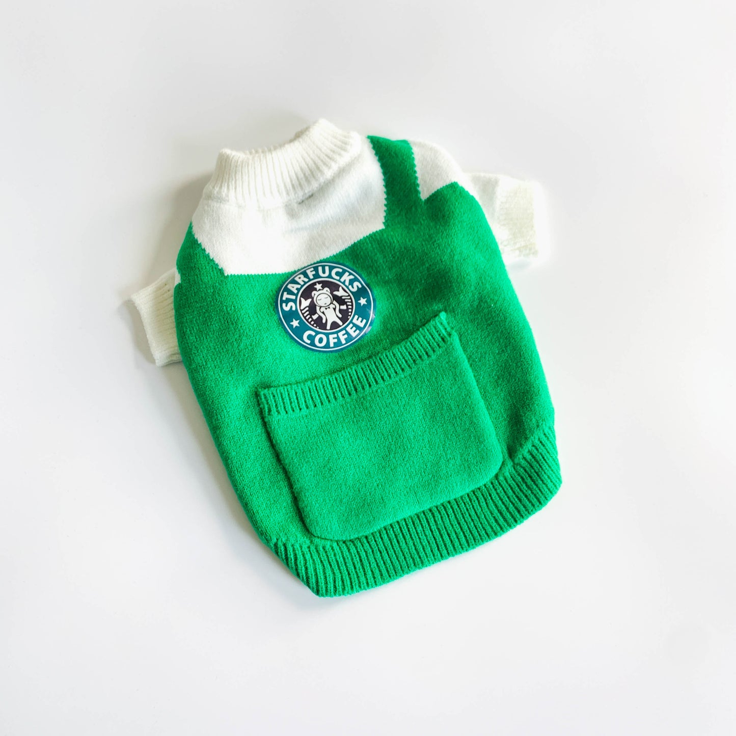 Funny Fashion Bartender Pattern Pet Sweater