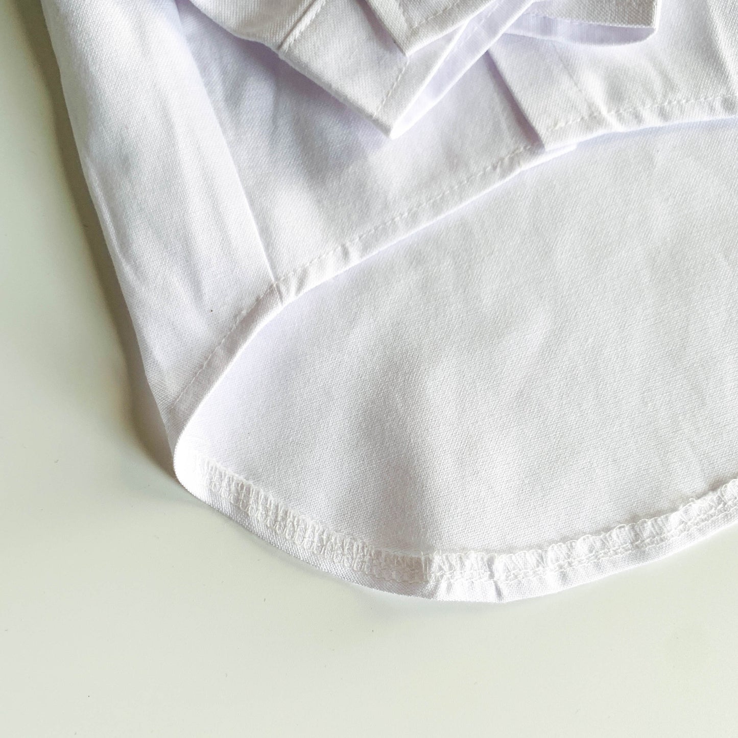 Parody Style | Tri-strip Fashion Pet Shirt | White and Grey