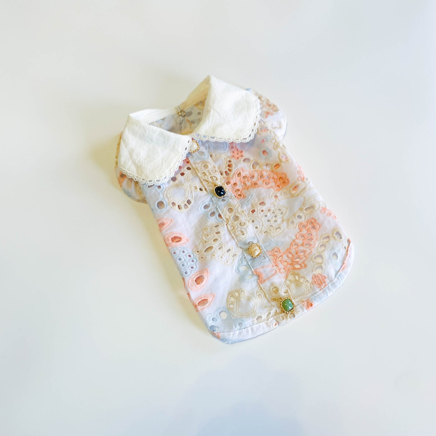 In Stock | Summer Princess Vintage Style Handmade Pet Dress-shirt | Elegant Pet | For Cats, Dogs and Rabbits