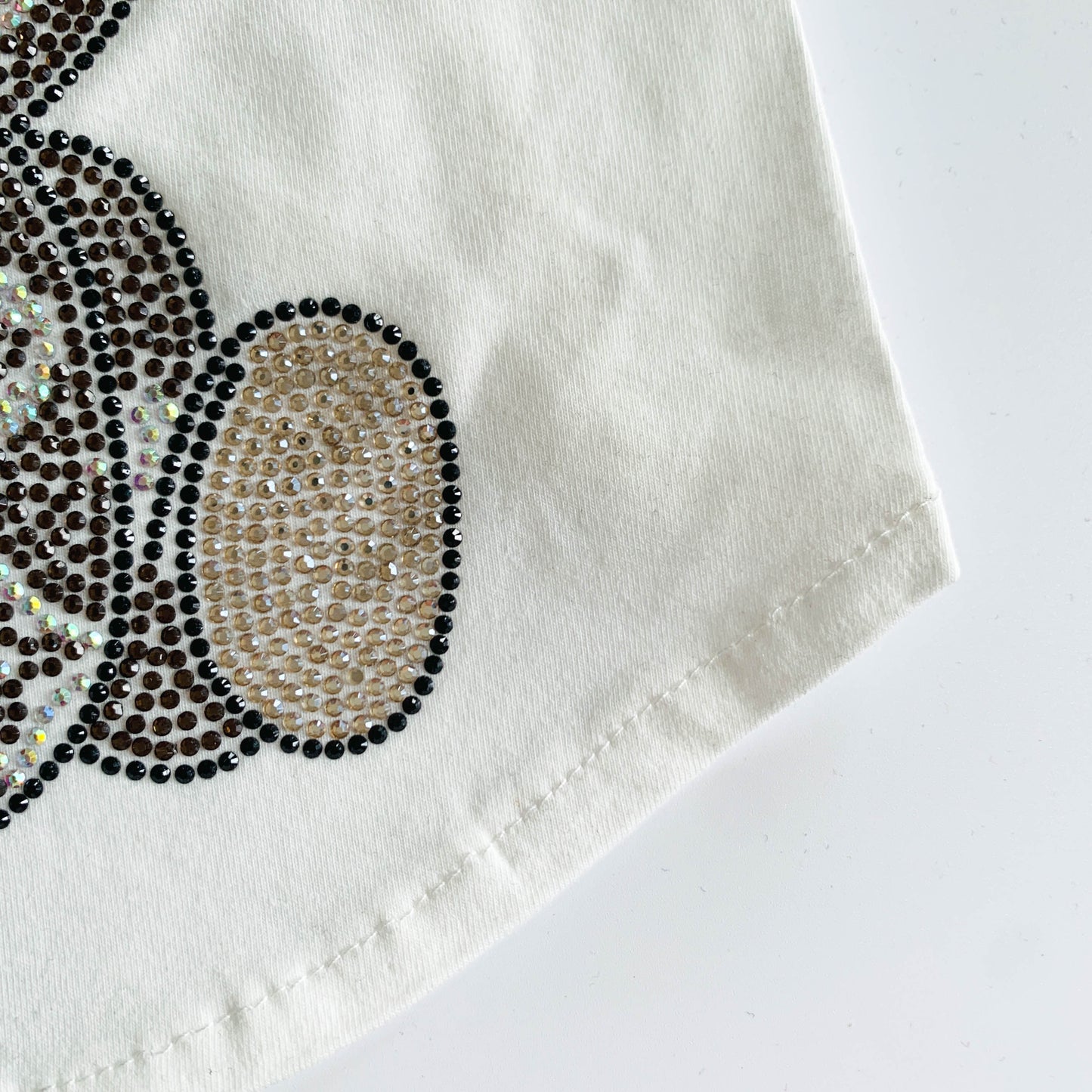 Glitter Shiny Rabbit T-shirt | Black and White | For Cats and Dogs