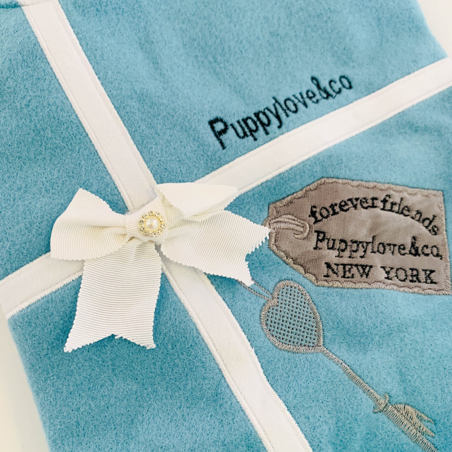 Puppylove&Co Baby Blue Puff Doll Dress