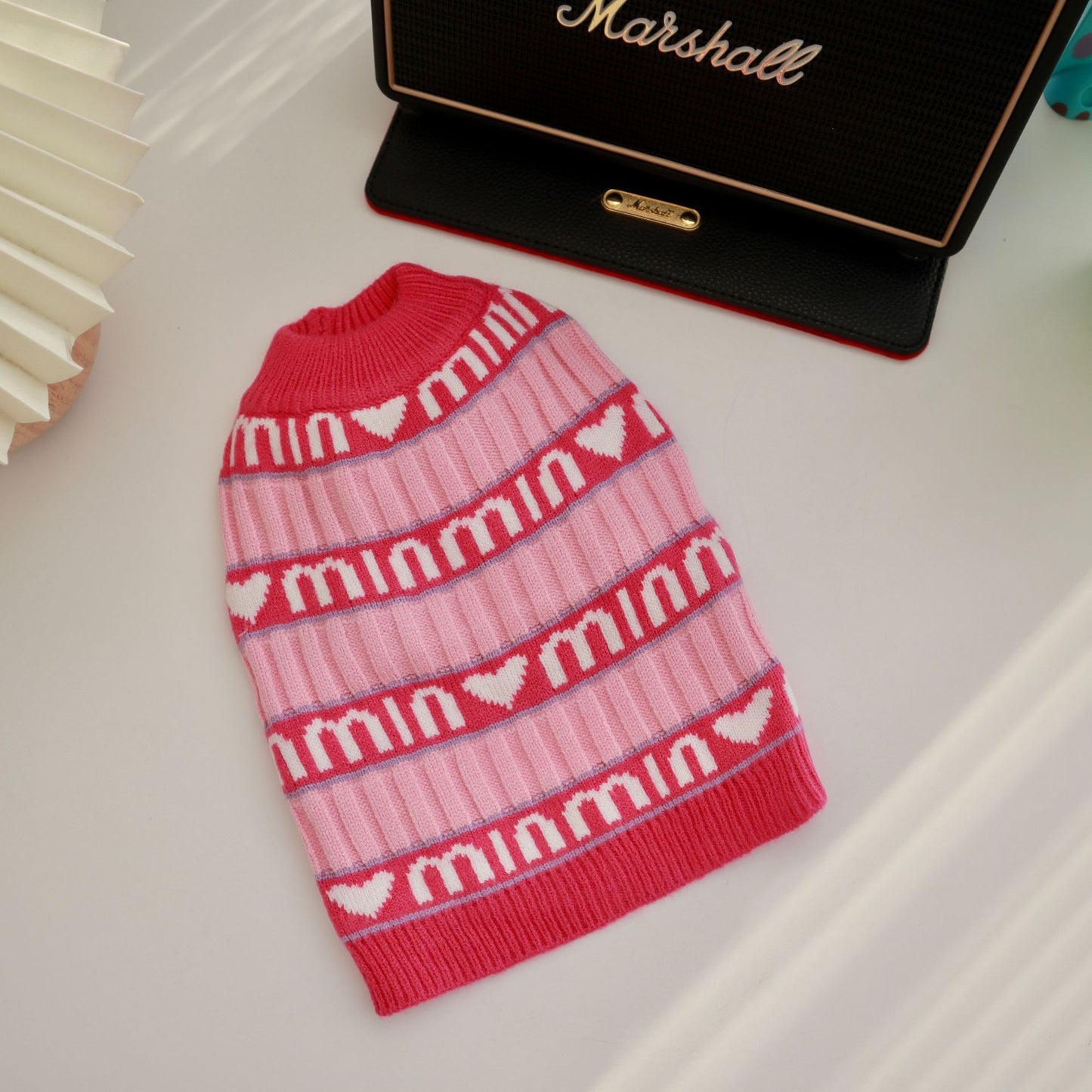 Pink Princess Pet Sweater