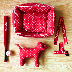 Bright Red Fashion Pet Bed