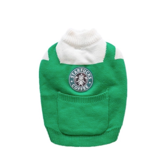 Funny Fashion Bartender Pattern Pet Sweater