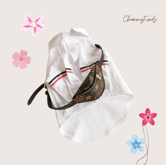 5-Petals Flower Patterned Fanny Pack